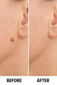 Skin tags removal Redbourn before and after