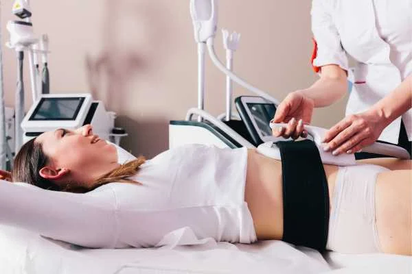 woman having body sculpting to help improve her body image and her mental health Redbourn