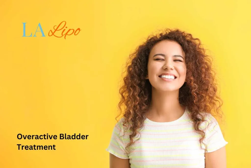 woman smiling about overactive bladder treatment Redbourn solutions