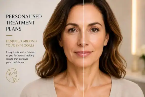 Before and after results of Collagen Lift Therapy Redbourn